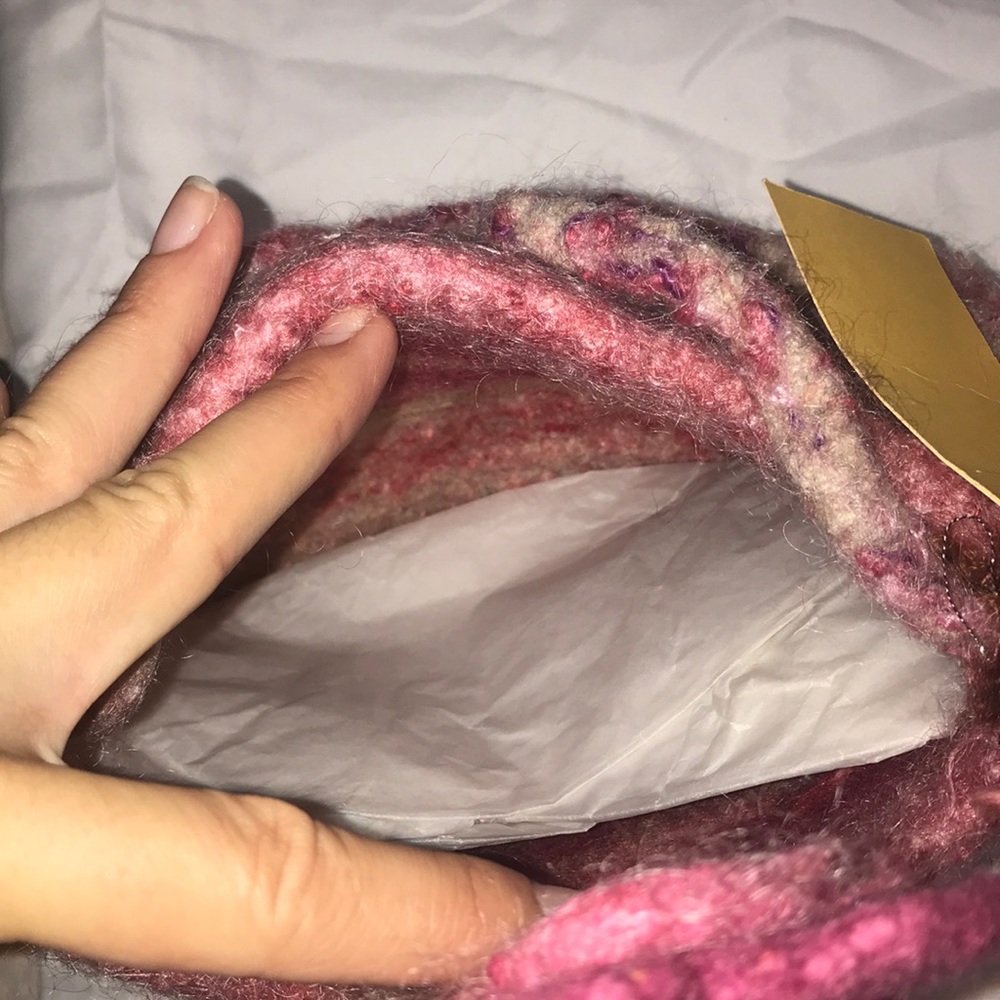 Dianne’s Purls Hans knitted chunky knit purse NWT - Picture 6 of 6
